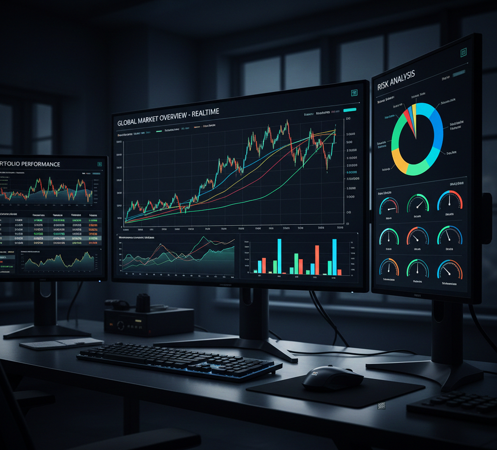 Equipo directivo revisando KPIs de productos IT y SaaS